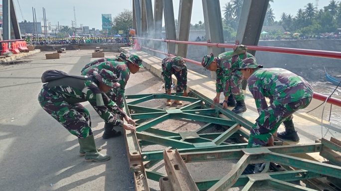 Kodam Iskandar Muda kebut Progres Pembangunan Jembatan Bailey di Wilayah Terdampak Banjir Provinsi Aceh