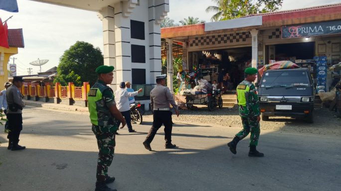 Babinsa Koramil 0108-01/Lawe Sigala Laksanakan Pengamanan Nataru di Pos Perbatasan