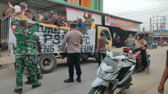 Pendekatan Humanis, TNI-Polri Sungai Raya Antisipasi Pengibaran Simbol Terlarang