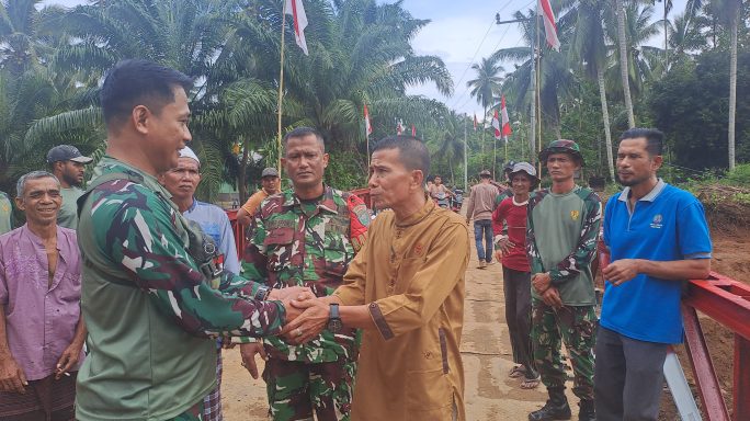 Jembatan Bailey Panton Nisam Aceh Utara Rampung, Akses Warga kembali terhubung