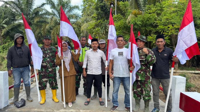 TNI Rampungkan pembangunan Jembatan ARMCO Juli Tambo Tanjong