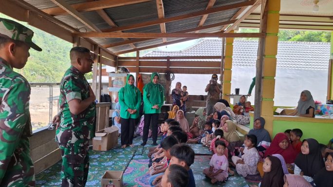 Danrem 011/Lilawangsa Jadi Penguat Harapan Warga Pasca Bencana di Kecamatan Tripe Jaya Kabupaten Gayo Lues