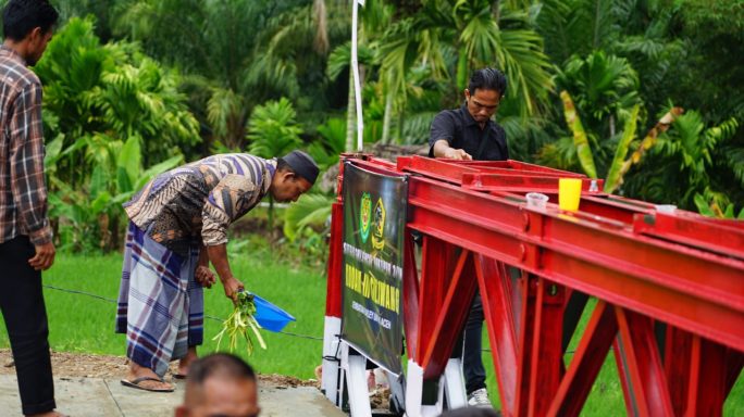 Jembatan Bailey di Teupin Rusep Aceh Utara Resmi Difungsikan, Akses Warga Kembali Normal