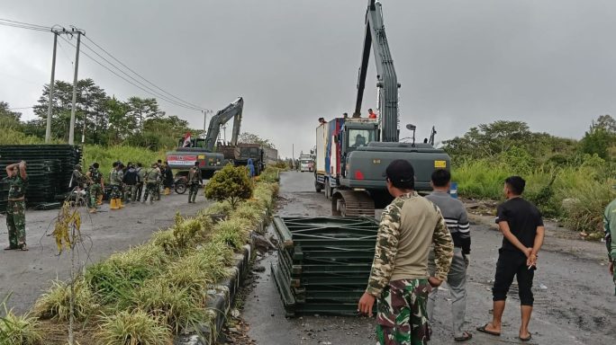 Masuk bulan suci Ramadhan, TNI kebut Pembangunan Jembatan Bailey Desa Karang Rejo, Bener Meriah