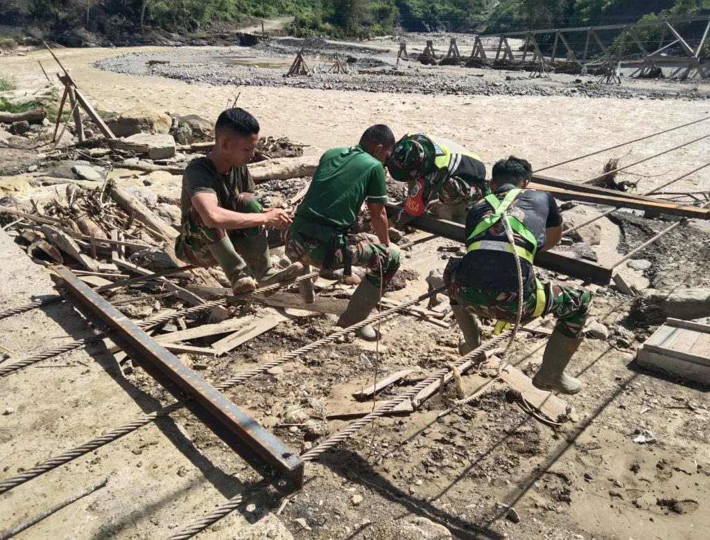 Progres 56 Persen, Pembangunan Jembatan Gantung Desa Burlah Jadi Harapan Baru Konektivitas Wilayah Pedalaman Aceh Tengah