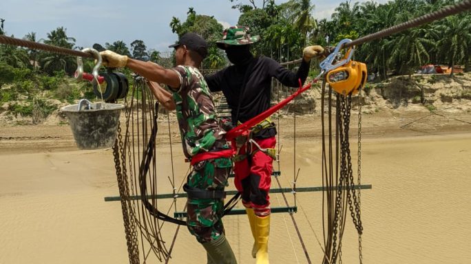 Kodam IM rampungkan 14 Jembatan Perintis, sementara 1 Dalam Tahap Pengerjaan