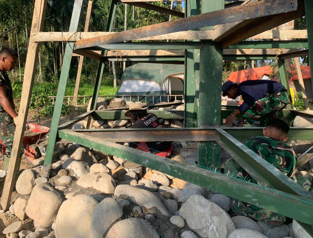 Pembangunan Jembatan Desa Sekerak Aceh Tamiang Capai 79,90 persen