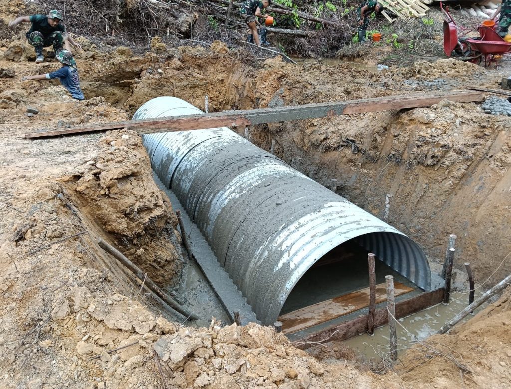 Satgas TMMD Ke-128 Kodim 0117/Aceh Tamiang Genjot Pembangunan Infrastruktur, Perkuat Akses dan Kesejahteraan Warga