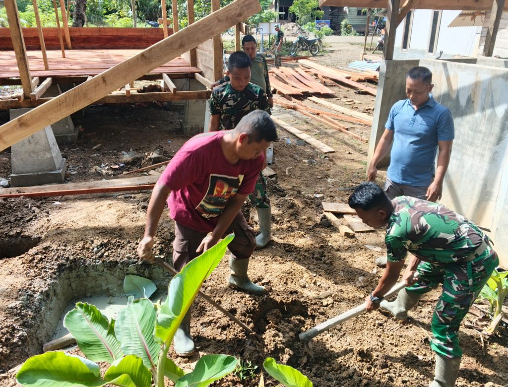 TMMD Reguler Ke-128 Kodim 0104/Aceh Timur Percepat Pembangunan di Desa Alue Canang dan Jambo Labu