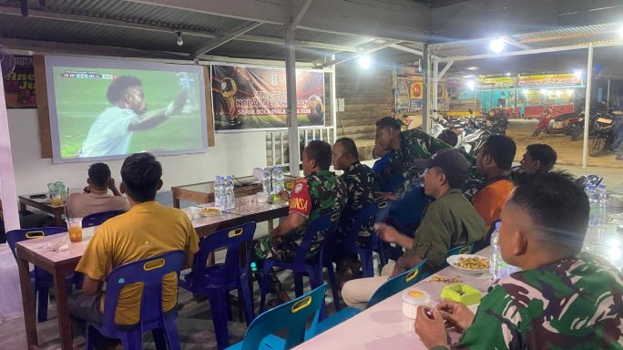 Jajaran Kodam IM Gelar Nobar Piala Dunia 2026, Pererat Kebersamaan Prajurit dan Masyarakat
