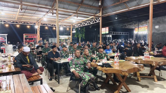 Meriah dan Penuh Keakraban, Kodim 0111/Bireuen Nobar Piala Dunia 2026 Bersama Masyarakat