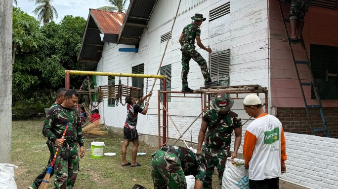 Kudam Iskandar Muda Rehabilitasi TK Malahayati Lamreh, Wujud Nyata Kepedulian TNI AD kepada masyarakat khusus nya Dunia Pendidikan