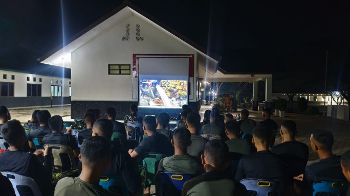 NOBAR BOLA GEMBIRA PIALA DUNIA 2026, KODAM ISKANDAR MUDA BERSAMA MASYARAKAT SEMARAKKAN LAGA SPANYOL VS PRANCIS
