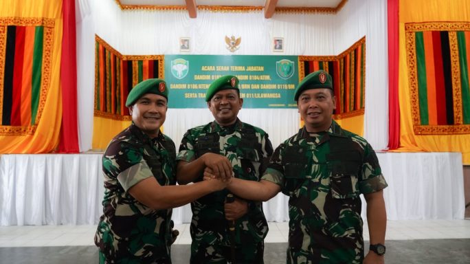 Estafet Kepemimpinan Bergulir, Danrem 011/Lilawangsa Pimpin Sertijab Lima Dandim Jajaran Korem