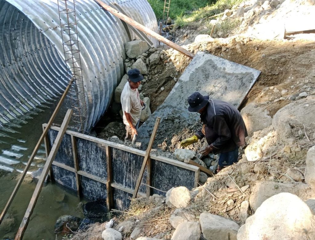 Kodim 0108/Agara terus Percepat Pembangunan Jembatan Aramco, di Ds. Sebudi Jaya, Aceh Tenggara
