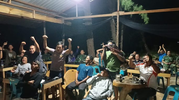Perancis Melaju ke Semifinal! Nobar Bola Gembira Kodam Iskandar Muda Disambut Euforia Masyarakat Aceh