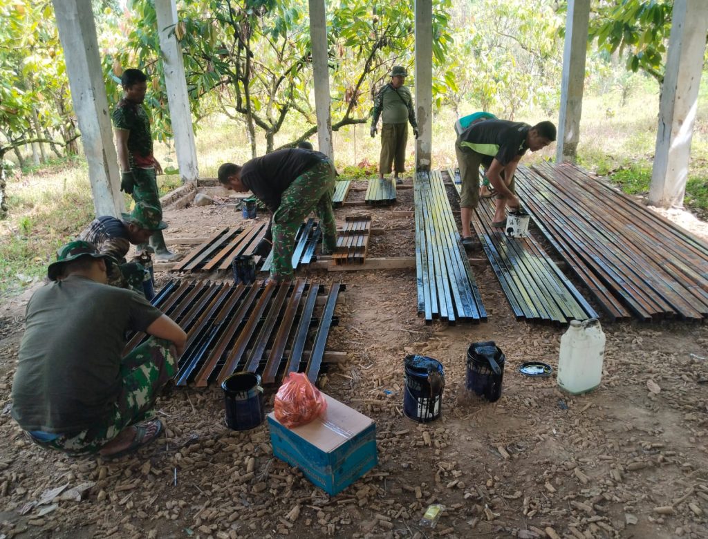 Kodim 0108/Aceh Tenggara Percepat Pembangunan Penghubung Desa Lawe Ger-ger dan Lawe Pinis Aceh Tenggara