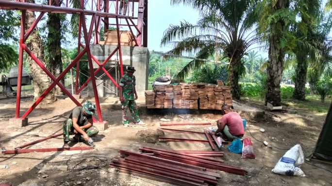 Progres 45,40 Persen, Pembangunan Jembatan Gantung Cibubukan–Serasah Aceh Singkil Terus Berlanjut