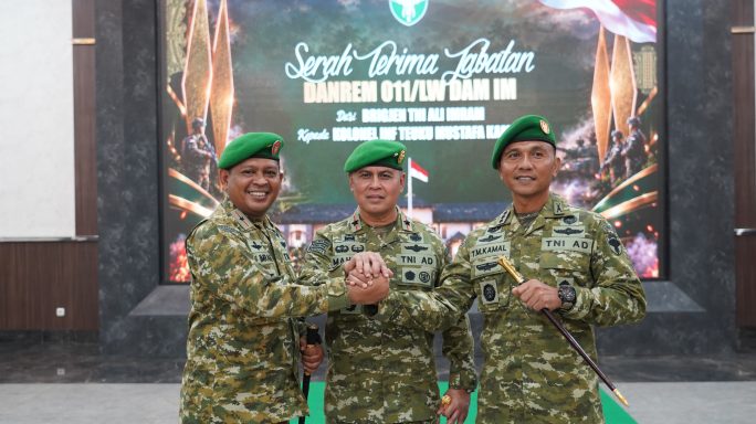 Pangdam Iskandar Muda Pimpin Sertijab dan Tradisi Satuan, Pejabat Kodam IM