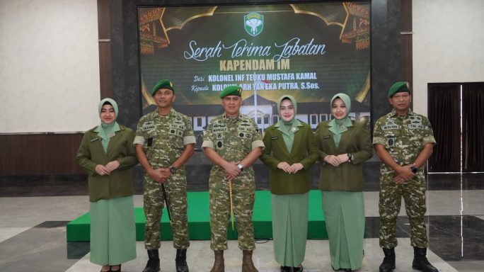 Pangdam IM Pimpin Sertijab dan Tradisi Satuan, Pejabat Kodam Iskandar Muda